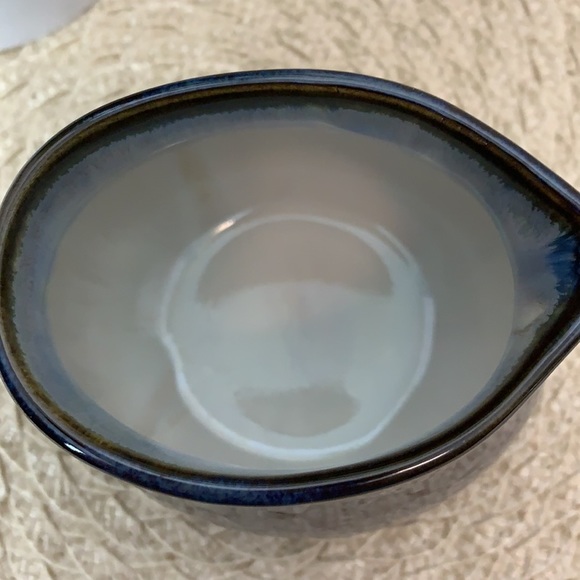 VTG Sango dusty blue creamer and sugar bowl set - Picture 7 of 14